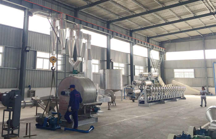 Yam flour processing machine