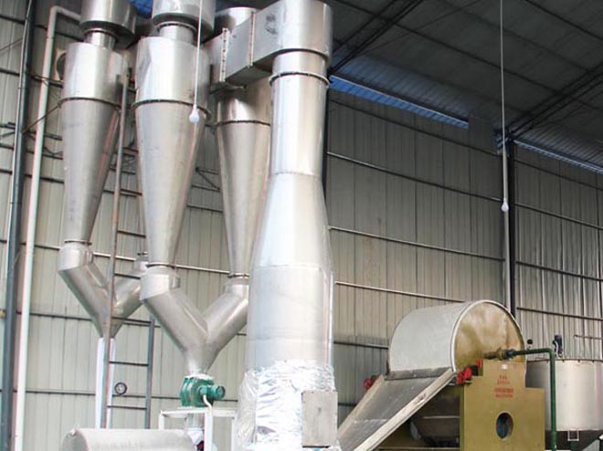 Cassava starch manufacturing process