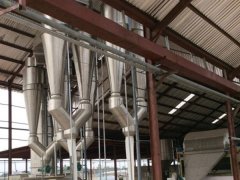 project of cassava starch production line of Nigerian cassava processing plant in Nigeria